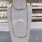 라인스톤 네일 매달리는 목걸이 팔찌 18k 금 도금된 패션 보석