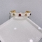 결혼식을 위한 스테인리스 다채로운 원석 팔찌 백색 넓은 팔목 팔찌